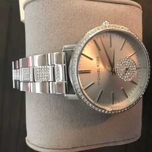 Women's Michael Kohrs Watch Diamond Chips NWT